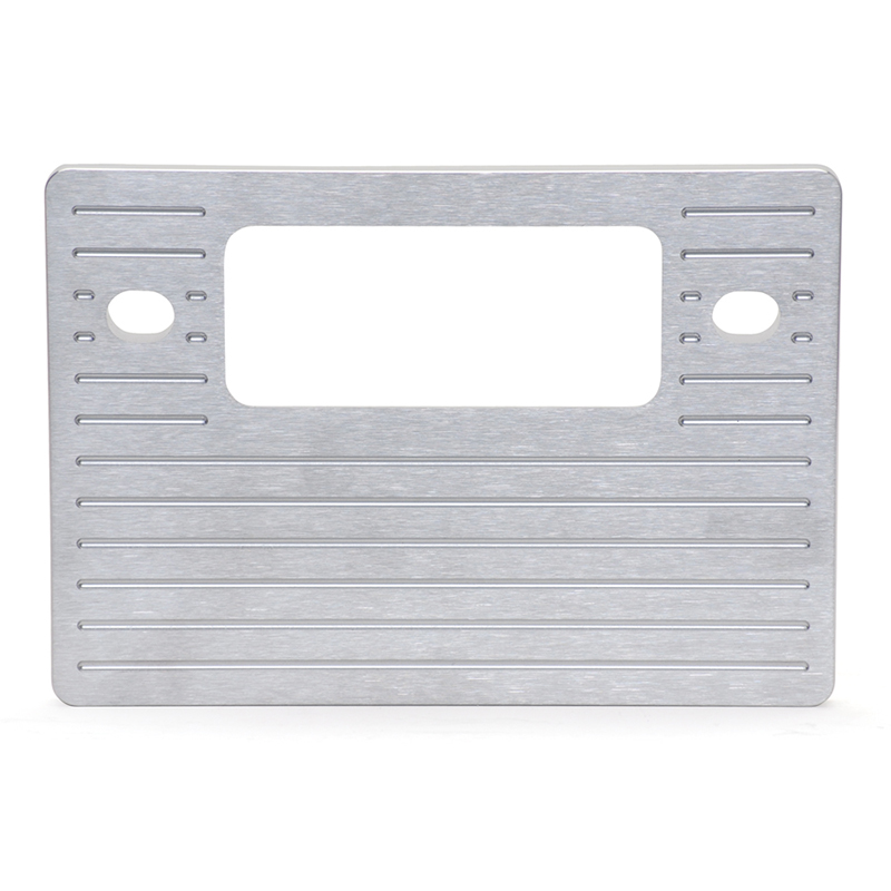 Dakota Digital 1937-38 Chevrolet brushed aluminum radio panel, shafted